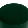 Puff Redondo Copenhage Veludo Maserati Verde Milani Store