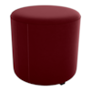 Puff Redondo Copenhage Veludo Maserati Vermelho Milani Store