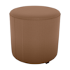 Puff Redondo Decorativo Copenhage 43 cm Veludo Inca Ferrugem Milani Store
