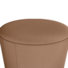 Puff Redondo Decorativo Copenhage 43 cm Veludo Inca Ferrugem Milani Store