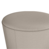 Puff Redondo Decorativo Copenhage 43x43 cm Veludo Marrom Claro Milani Store