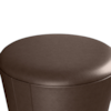 Puff Redondo Decorativo Copenhage Corano Marrom Milani Store