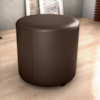 Puff Redondo Decorativo Copenhage Corano Marrom Milani Store