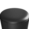 Puff Redondo Decorativo Copenhage Corano Preto Milani Store