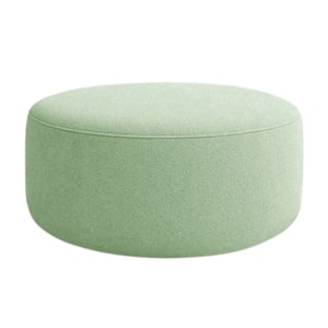 Puff Redondo Organico Imperial 40x80 cm Boucle Oliva IMPO