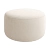 Puff Redondo Organico Imperial 45x60 cm Boucle Bege IMPO