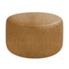 Puff Redondo Organico Imperial 45x60 cm Corino Whisky IMPO