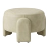 Puff Redondo Organico Lume 44x65 cm Corano TCA 211 MOLL