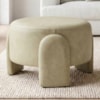 Puff Redondo Organico Lume 44x65 cm Corano TCA 211 MOLL
