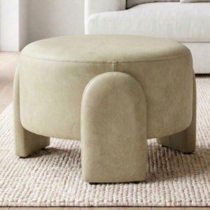 Puff Redondo Organico Lume 44x65 cm Corano TCA 211 MOLL