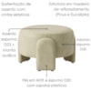 Puff Redondo Organico Lume 44x65 cm Corano TCA 211 MOLL