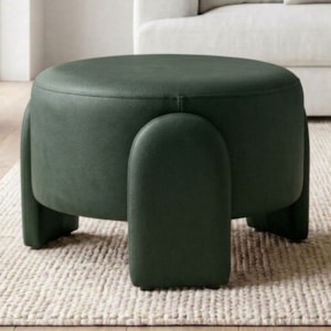 Puff Redondo Organico Lume 44x65 cm Corano TCA 217 MOLL