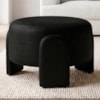 Puff Redondo Organico Lume 44x65 cm Courino TCS 724 MOLL