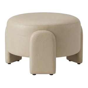 Puff Redondo Organico Lume 44x65 cm Courino TCS 725 MOLL