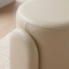 Puff Redondo Organico Lume 44x65 cm Courino TCS 725 MOLL