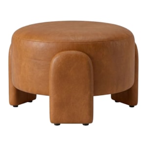 Puff Redondo Organico Lume 44x65 cm Courino TCS 727 MOLL