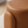 Puff Redondo Organico Lume 44x65 cm Courino TCS 727 MOLL