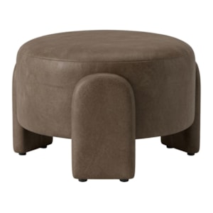 Puff Redondo Organico Lume 44x65 cm Courino TCS 729 MOLL