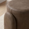 Puff Redondo Organico Lume 44x65 cm Courino TCS 729 MOLL