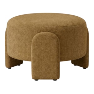 Puff Redondo Organico Lume 44x65 cm Linho Color Trend TCA 219 MOLL