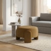 Puff Redondo Organico Lume 44x65 cm Linho Color Trend TCA 219 MOLL