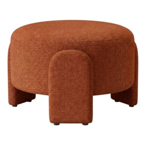 Puff Redondo Organico Lume 44x65 cm Linho Color Trend TCA 303 MOLL