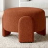 Puff Redondo Organico Lume 44x65 cm Linho Color Trend TCA 303 MOLL