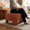 Puff Redondo Organico Lume 44x65 cm Linho Color Trend TCA 303 MOLL