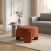 Puff Redondo Organico Lume 44x65 cm Linho Color Trend TCA 303 MOLL