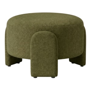 Puff Redondo Organico Lume 44x65 cm Linho Color Trend TCA 307 MOLL