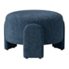 Puff Redondo Organico Lume 44x65 cm Linho TCS 718 MOLL
