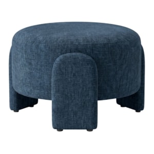 Puff Redondo Organico Lume 44x65 cm Linho TCS 718 MOLL