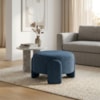 Puff Redondo Organico Lume 44x65 cm Linho TCS 718 MOLL