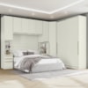 Quarto Casal Modulado 5 Pecas Seletto Areia Henn