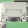 Quarto Casal Modulado 5 Pecas Seletto Areia Henn