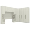 Quarto Casal Modulado Completo 7 Pecas Seletto Areia Henn