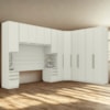 Quarto Casal Modulado Completo 7 Pecas Seletto Areia Henn