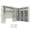 Quarto Casal Modulado Completo 7 Pecas Seletto Areia Henn