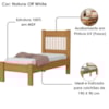 Quarto Solteiro Bela Cama Comoda E Guarda Roupa MDF Nature Off Decmade