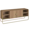 Rack Bancada Organica TV 55 Pol 150 cm 28070 Hanover Dourado Artesano