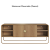 Rack Bancada Organica TV 55 Pol 150 cm 28070 Hanover Dourado Artesano
