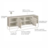 Rack Bancada Organica TV 55 Pol 150 cm 28070 Off White Artesano