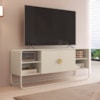 Rack Bancada Organica TV 55 Pol 150 cm 28070 Off White Artesano