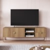 Rack Bancada Organica TV 65 Pol 180 cm 28076 Hanover Dourado Artesano