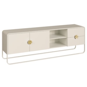 Rack Bancada Organica TV 65 Pol 180 cm 28076 Off White Artesano
