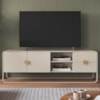 Rack Bancada Organica TV 65 Pol 180 cm 28076 Off White Artesano