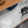 Rack Bancada Para TV 43 Pol Amsterda 140 cm Branco Nature Tebar