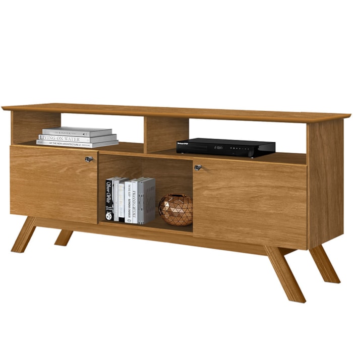 Rack Bancada Para TV 43 Pol Amsterda 140 cm Nature Tebar