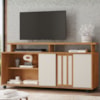 Rack Bancada Para TV 50 Pol 1 Porta 136 cm Maxx Cedro Areia RUDK