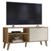 Rack Bancada Para TV 50 Pol 115 cm 6950 Nature Off White PLLA
